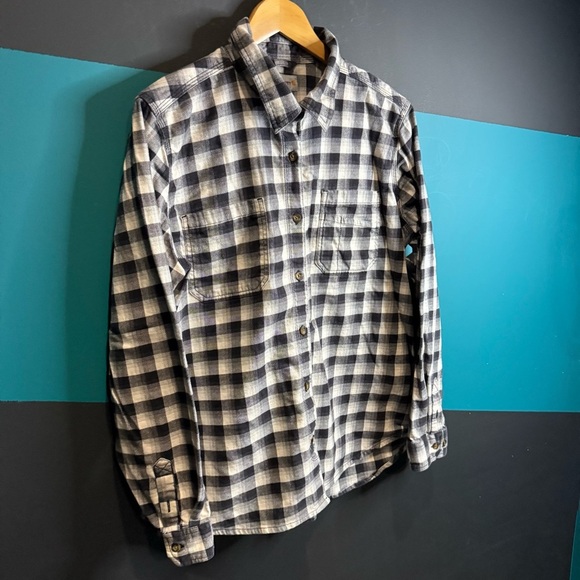 Carhartt Black and White Casual Button Down Cotton Shirt - Picture 2 of 10